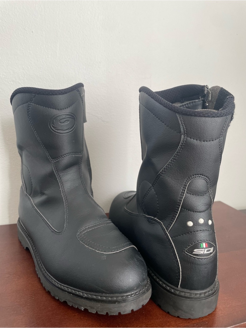 Sidi Traffic Motorcycle Boots - Men's US 10 / EU 44 - Black Touring Riding Boots